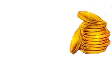 Изображение стопки золотых монет, представляющее бонус кэшбэка в Онлайн-казино Волна.